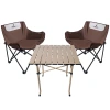 Xanuoduoji outdoor folding table and Chair three-piece Set Portable camping equipment Self-driving tour picnic Egg roll Table set Item Picture